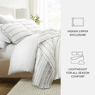 Home Collection Relic Stripe Reversible All Season Down-Alternative Quilt Set