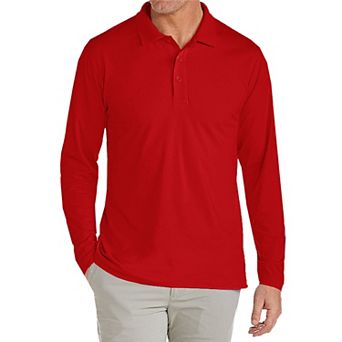 Men's JumpStart Modern Fit Long Sleeve Golf Polo Shirt