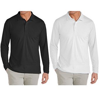 Men's JumpStart 2-Pack Modern Fit Long Sleeve Polo Shirt