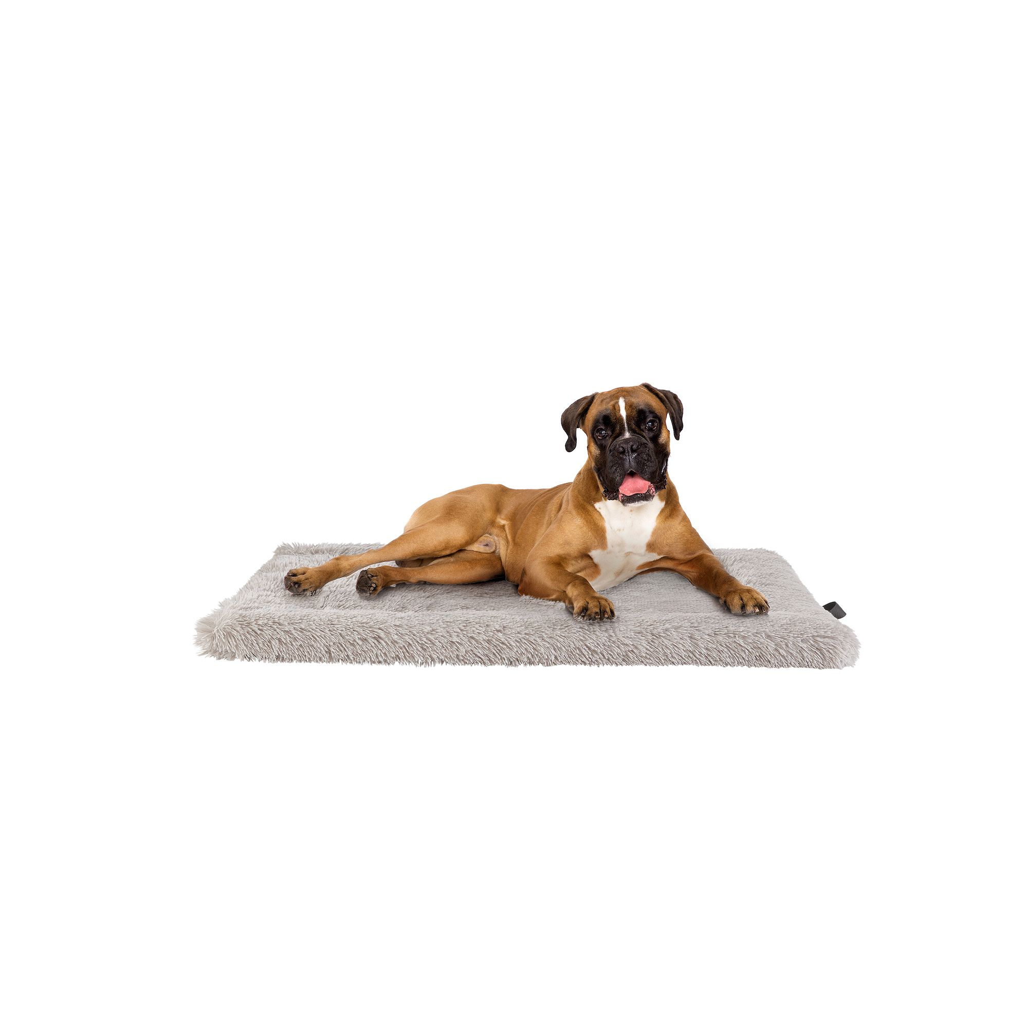 Friends Forever Fur Dog Pet Mat, Gray