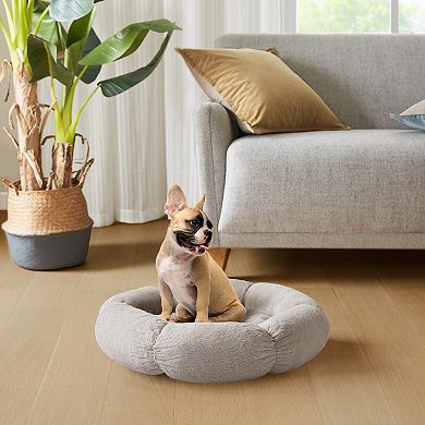 Friends Forever Flower Donut Dog Pet Bed