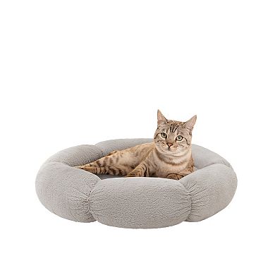 Friends Forever Flower Donut Dog Pet Bed