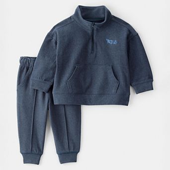 Baby Boy Carter's 2 pc Plane Quarter Zip Pullover & Pant Set