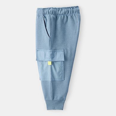 Baby Boy Carter's 2-Piece Pocket Pullover Sweatshirt & Cargo Pant Set