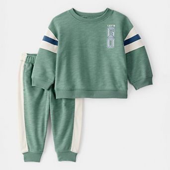 Baby Boy Carter's 2 pc French Terry Sweatshirt & Pull-On Jogger Set