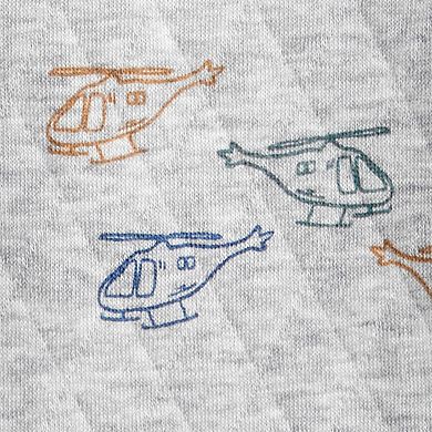 Baby Boy Carter's 2-Piece Helicopter Quilted Hoodie & Pant Set