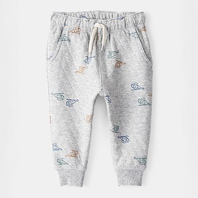 Baby Boy Carter's 2-Piece Helicopter Quilted Hoodie & Pant Set