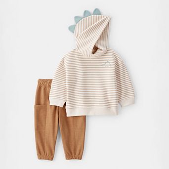 Baby Boy Carter's 2 pc Dinosaur Hoodie & Pant Set