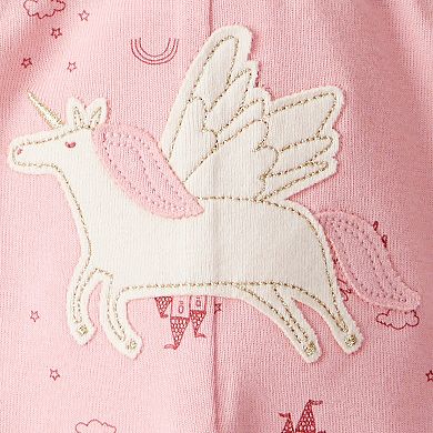 Baby Girls Carter’s 3-pc. Unicorn Long-Sleeve Bodysuit & Pant Set