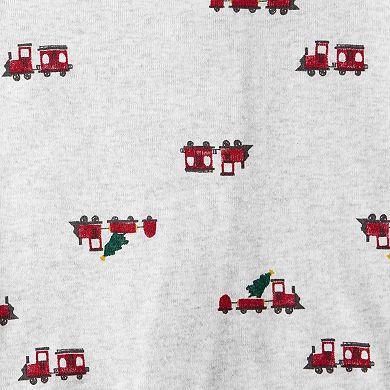 Baby Boy Carter’s 3 Piece Christmas Bodysuit, Pants, and Sleep & Play Pajamas Set