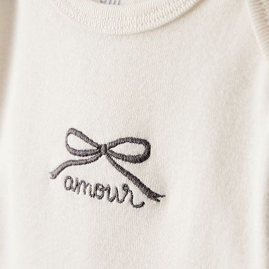 Baby Girls Carter's 3-pc. Bow Print Bodysuit & Pant Set