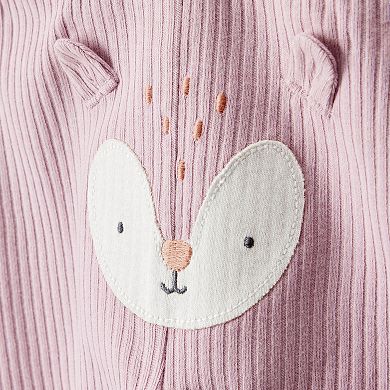 Baby Girls Carter's 3-pc. Woodland Creatures Long-Sleeve Bodysuit & Pant Set