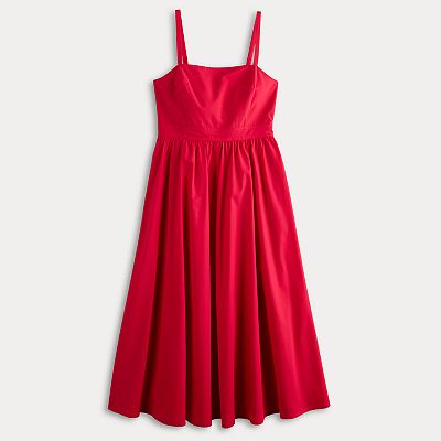 nine west red dress Nine West Red Spaghetti Strap Mini Dress Size 8  Southern Roots Boutique