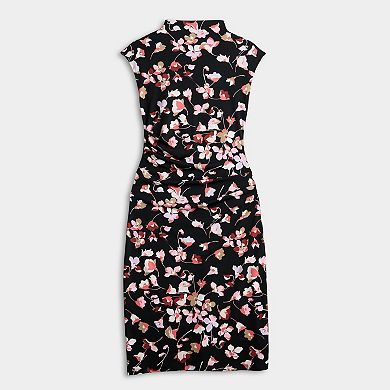 Petite Nine West Mock Neck Knit Dress