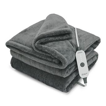 Sunbeam Electric 50 in x 60 in Arctic Plush Eco-Blend Heated Blanket