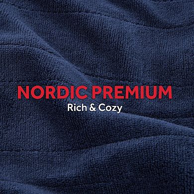 Sunbeam Electric 50 in. x 72 in. Nordic Premium Extra-Long Heated Blanket