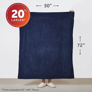 Sunbeam Electric 50 in. x 72 in. Nordic Premium Extra-Long Heated Blanket
