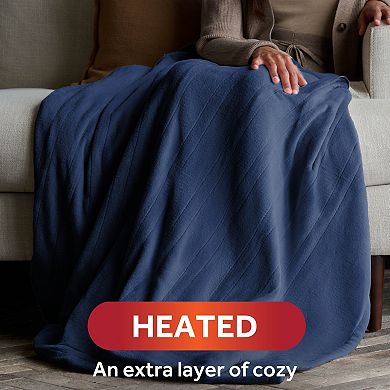 Sunbeam Electric 50 in. x 72 in. Nordic Premium Extra-Long Heated Blanket