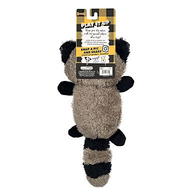 Woof Rustic Raccoon Plush Dog Toy