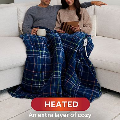 Sunbeam Electric 96 in. x 60 in. Nordic Premium Mega Size Heated Blanket