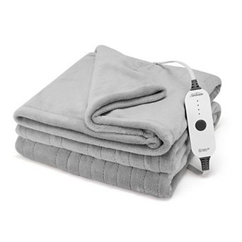 Sunbeam Smart Nordic Velvet Heated Throw Blanket