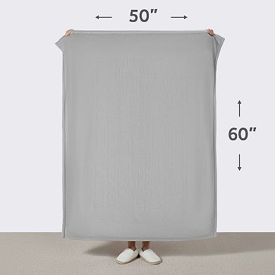 Sunbeam Smart Nordic Velvet Heated Throw Blanket