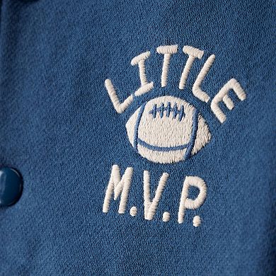 Toddler Boy Carter’s 3-pc. Varsity Jacket, Long Sleeve Tee & Jogger Set
