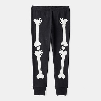 Baby & Toddler Boy Carter's 2-pc. Glow Skeleton Pajama Top & Pajama Bottoms Set