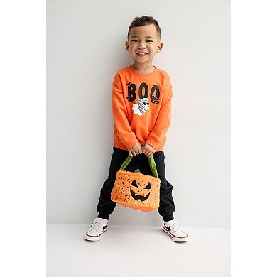 Toddler Boy Carter's 2-Piece Halloween Ghost Pullover Sweatshirt & Jogger Set