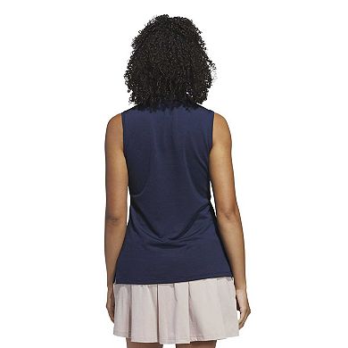Juniors' adidas Solid Sleeveless Polo Shirt