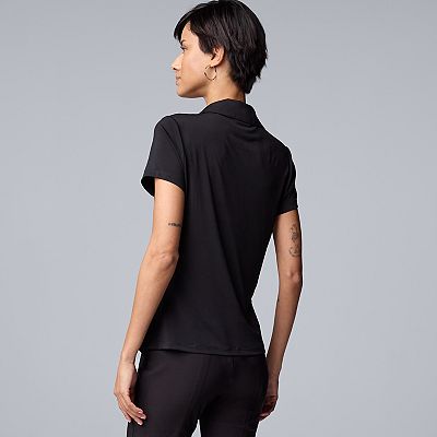 Women's Simply Vera Vera Wang Ruched Front Shirt