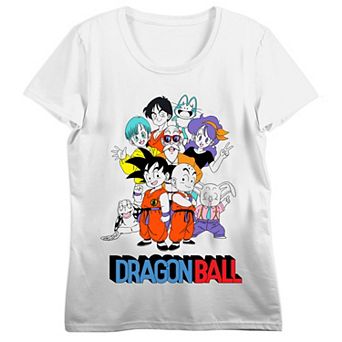 Juniors' Dragon Ball Group Short Sleeve Tee