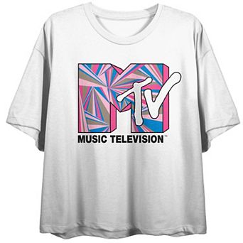 Juniors' MTV Pastel Logo Short Sleeve Tee