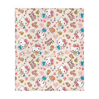 Sanrio Hello Kitty Sweet Stack Throw Blanket