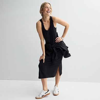 Women's FLX Sanded Modal Layered Midi Dress