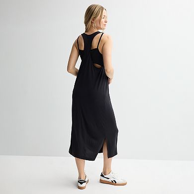 Women's FLX Sanded Modal Layered Midi Dress