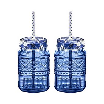 Godinger Silver Claro Mason Jar - Set of 2