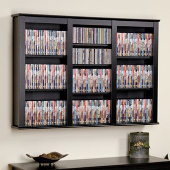 Prepac Large Wall-Mounted Media Shelf