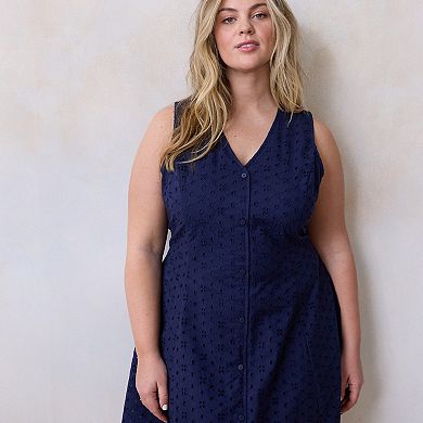 Plus Size LC Lauren Conrad Souvenir Mini Dress