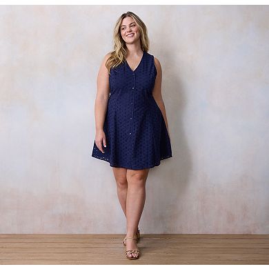 Plus Size LC Lauren Conrad Souvenir Mini Dress