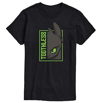 Big & Tall How To Train Your Dragon Toothless Graphic Tee