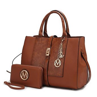 MKF Collection Yola Women's Satchel Handbag with Wristlet Wallet by Mia K.