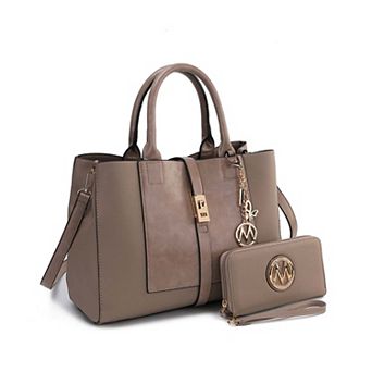 MKF Collection Yola Women's Satchel Handbag with Wristlet Wallet by Mia K.