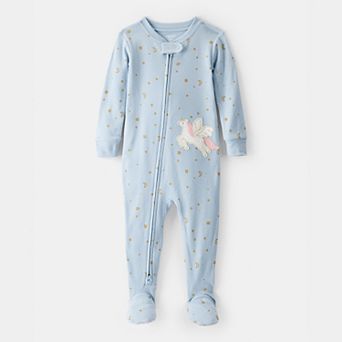 Baby & Toddler Girl Carter's Unicorn Footed Pajamas