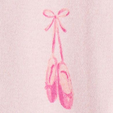Baby Girl Carter's Ballet Print Footed Pajamas