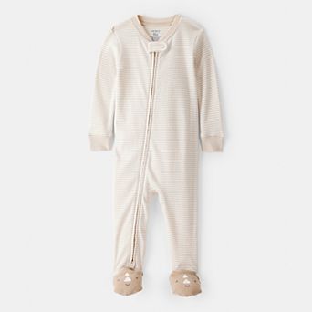 Baby Boy Carter's Rhino Striped Footed Pajamas