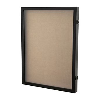 Merrick Lane 18" X 24" Shadow Display Case With Linen Liner