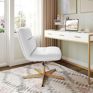 Merrick Lane Padded Mid-back Task Swivel Office Chair - Upholstery/strong Frame