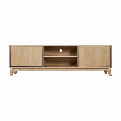 Merrick Lane Mid-century Modern TV Stand with Storage