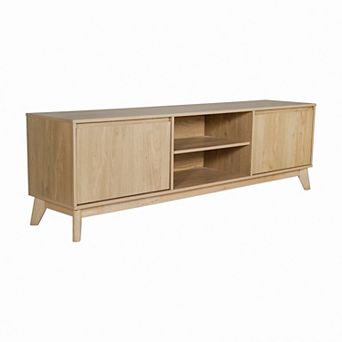 Merrick Lane Mid-century Modern TV Stand with Storage